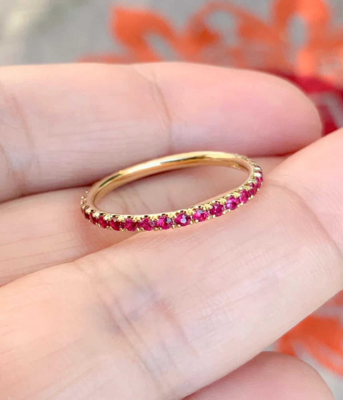 Ruby Stacking Ring