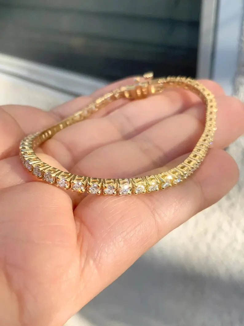 Lab Grown Diamond Tennis Bracelet