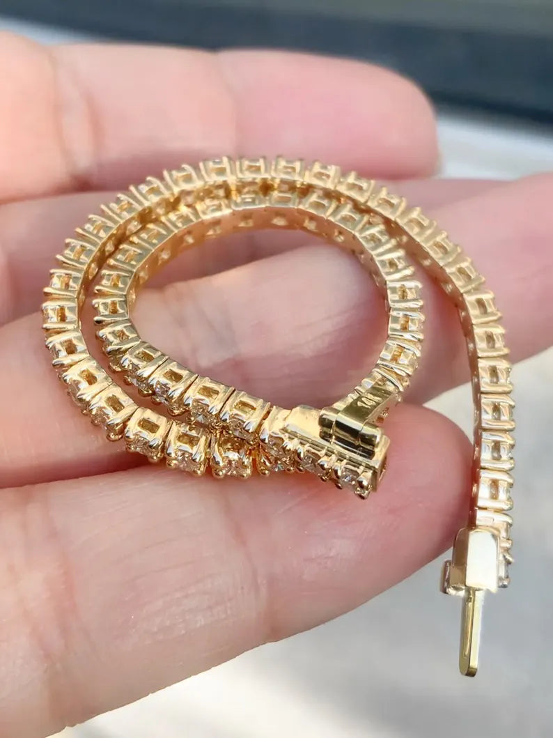 Lab Grown Diamond Tennis Bracelet