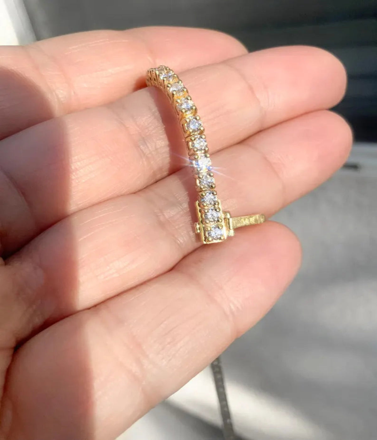 Lab Grown Diamond Tennis Bracelet